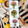 Ph Pandahall skaidrūs štampai puokštėms kortelių gamybai rožių saulėgrąžų permatomi silikoniniai štampai skirti "pasidaryk pats" scrapbooking žurnalui nuotraukų albumo dekoravimui vestuvėms valentino dienai mamai