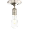 Phansthy lubinis šviestuvas, vintažinis lubinis šviestuvas, lempa, svetainės lempa, miegamojo lempa, virtuvės lempa, lubinis prožektorius, pramoninis pakabinamas šviestuvas (šlifuoto nerūdijančio plieno spalvos)