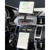 Phichy planšetinio kompiuterio laikiklis į cd grotuvo lizdą automobilyje, skirtas 4.7-13 colių ipad, 360° pasukamas reguliuojamas laikiklis skirtas ipad pro/air/mini, išmaniesiems telefonams, galaxy tab, fire hd, iphone