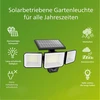 Philips lauko saulės energijos sieninis apsaugos šviestuvas Nysil 8.7 W, dienos šviesa ir judesio jutiklis, 5000 kelvinų, Ip44 atsparus oro sąlygoms, juodas