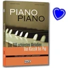 Piano Piano 1 – 100 gražiausių melodijų nuo klasikos iki pop muzikos fortepijonui – žaidimas bet kokiam fortepijonui, organizuota mokykla – lengvas – su širdimi, spalvota nata