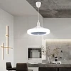 Pilipane tylus lubų ventiliatorius, 30w lubų ventiliatorius su šviesos valdymu, reguliuojama led ventiliatoriaus lempa, maža elektrinė e27 ventiliatoriaus lempa, modernus ventiliatoriaus apšvietimas miegamajam
