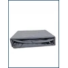 Pilka jersey paklodė su guma, 100x220, premium, stora, 100% medvilnė