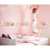 Pink Anna Wand lipni vaiko kambario bordiūras pagamintas Vokietijoje tapetų bordiūras 450 x 11,5 cm sienų lipdukas mergaitėms ir berniukams Jolly Jungle Rožinė