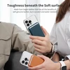 Pink Sinjimoru magnetinė piniginė mobiliajam telefonui, aukščiausios kokybės veganiškos odos telefono piniginė, skirta magsafe 3 kortelių laikikliui, suderinama su iphone 16 plus pro max 15 14 13 12 serijos. M-viica Rožinė Sand