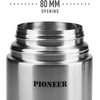 Pioneer vakuuminis, nepralaidus sriubos/maisto termosas, 8 val. karštas, 24 val. šaltas, nerūdijantis plienas, 1000 ml