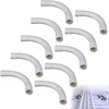 Pipe Elbow M16 10 x Pipe Bend 90° elektrinis vamzdis strypas vamzdis tuščias vamzdis Pvc instaliacijos kabelių kanalas rūsio sienos lubų montavimo kabelių vamzdis universalus visų tipų 16 mm