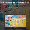 Pisichen nešiojamas jutiklinis monitorius, 15.6 colių fhd 1080p hdr usb-c su dvigubais garsiakalbiais, išorinis hdmi type-c jungtis, skirta pc telefonui XBOX ps4/5 switch