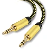 Pkdjfls Aux laidas 3.5 mm audio kabelis Jack kabelis ausinėms, namų/automobilio stereo sistemoms, išmaniesiems telefonams, Mp3 grotuvams ir daugiau - nailonas (1.5 m / 4.5 pėdos)
