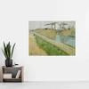 Plakatas Artery8 Vincent Van Gogh The Bridge of Langlois didelis daugiasluoksnis spaudinys
