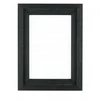 Plakatas Medinis paveikslo rėmas Wide juodas 30x90 cm American Box