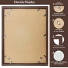 Plakatas Xpieoyrm mdf medinis nuotraukų rėmelis, 30 x 40 cm, 16 colių minimalistinis ir modernus nuotraukų rėmelis, plakato rėmelis, koliažo sienų dekoracija, nuotraukų rėmelis su akrilo stiklu, nuotraukų rėmelis vertikaliam arba