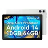 Planšetė Dynamic Halo A10 10.1 Android 14 3gb + 7gb/64gb Wifi/bluetooth Baltas