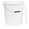 Plastbox 33 l kibiras su metaline rankena, plastikinis kibiras su dangčiu, atestuotas, 33 l, baltas