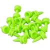 Plastikinės golfo tee, 100 vienetų, 25 mm, mažos žalios golfo tee, spalvota golfo praktika golfo žaidėjams, golfo tee, plastikinė pilis golfo treniruočių klubams lauke ant vejos