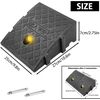 Plastikinės rampos bortams, 2 vnt. (27x25x7 cm, juodos)