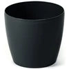 Plastikinis gėlių vazono dangtelis Magnolia 300 - juodas