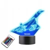 Platinet Lempa ant stiklo Samolot Concorde 3d Led Rgb + nuotolinio valdymo pultas 16 spalvų