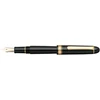 Platinum japoniškas plunksnakotis Century Gold Trim Juodas in Juodas C/juodas/ 0.54-0.64mm Handmade/14k Gold Nib/gift Box/fountain Pen #3776