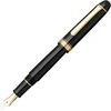Platinum japoniškas plunksnakotis Century Gold Trim Juodas in Juodas C/juodas/ 0.54-0.64mm Handmade/14k Gold Nib/gift Box/fountain Pen #3776