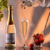 Platinux šampano taurės 180 ml (maks. 215 ml) šampano taurės pagamintos iš kristalinio stiklo šampano fleitų rinkinys iš 2, galima plauti indaplovėje