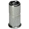 Plieninis kniedėmis veržlė, cinkuotas, mažas flanšas, didesnis griebtuvas 2-4 mm, m4, 50 vnt.