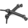 Plieninis spline pavaros velenas, 2 vnt priekinis galinis plieno spline velenas, skirtas traxxas mini e revo/mini summit 1/16 rc automobiliui (juodas)