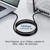 Plonas Cat 6 Ethernet kabelis 8m, Rj45 Cat 6a Lan Gigabit