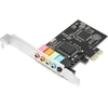 Plyisty Pci E 5.1 stereo garso plokštė, 6 kanalų žaidimų garso plokštė, vidinė garso plokštė, skirta windows 7/vista/xp 32/64 bitų, suderinama su directsound 3d ir eax garso efektais
