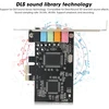 Plyisty Pci E 5.1 stereo garso plokštė, 6 kanalų žaidimų garso plokštė, vidinė garso plokštė, skirta windows 7/vista/xp 32/64 bitų, suderinama su directsound 3d ir eax garso efektais