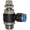 Pneumat System droselinis atbulinis vožtuvas 3/8 colio žarna 10 mm cilindrui