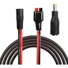Pngknyocn saulės baterijos jungtis, vyriška į Dc 5.5x2.1mm moteriška maitinimo laidas 14awg kabelis su 8mm Dc adapteriu nešiojamam generatoriui (1m)