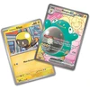 Pokémon - trading card game: premium collection enigmaras wampitz-ex (1 holografinė viso ekrano reklaminė kortelė, 6 papildomi paketai ir plastikinis stovas)
