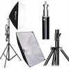 PolarPro Gearpro Studijinis softbox apšvietimas 50x70cm nuolatinei šviesai E27 lizdas + stovas