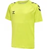 Poliesterinis marškinėlis Hummel Core Xk Core Poly T-shirt S/s Kids, žalios citrinos spalvos, dydis 176