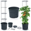 Pomidorų auginimo vazonas pomidorams, žirniams 18l rėmas stovas 128cm