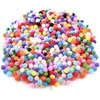 Pompomai rankdarbiams, 2000 mini spalvotų pompomų pakuotė, 10 mm veltinio kamuoliukai, spalvoti pompomai vakarėlių dekoravimui, pasidaryk pats, kūrybinių rankdarbių gamyba