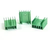 Popesq® 3 vnt. radiatorių rinkinys 24.5 x 15 x 9.7 mm aliuminio žalios spalvos #a167