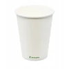 Popierinis puodelis kavai, arbatai, baltas Plastic Free Bio 300 ml - 50 vnt.