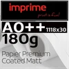 Popierius ritinyje braižytuvui Imprime 1118x30 30m 180g dengtas grafikai