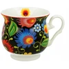 Porcelianinis retro puodelis 470 ml, 10 x 9 cm arbatai kavai - etninis