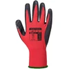 Portwest Flex Grip lateksinės pirštinės, spalva: raudona/juoda, dydis: Xl Reg