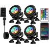 Povandeninis LED šviestuvų rinkinys Hospaop RGB IP68, 4 vnt.