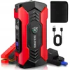 Powerbank jump starter 10000 mah automobilio paleidėjas + gnybtai laidai