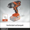 Powerplus Power plus dual power powdp20400-1/2 colio akumuliatorinis smūginis veržliaraktis, 3300 sūkių per minutę ir 350 nm, be akumuliatoriaus ir įkroviklio