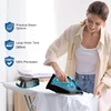 Powersteam garinis lygintuvas 2400 W belaidis su ultra keraminiu padu, belaidis garinis lygintuvas su apsauga nuo kalkių, 320 ml vandens talpa, apsauga nuo lašėjimo, vertikalus garas