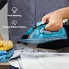 Powersteam garinis lygintuvas 2400 W belaidis su ultra keraminiu padu, belaidis garinis lygintuvas su apsauga nuo kalkių, 320 ml vandens talpa, apsauga nuo lašėjimo, vertikalus garas