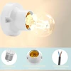 Powice 4 vnt. E27 prisukamas lemputės laikiklis E27 universalus lempos lizdo adapteris Led lempoms, baltas
