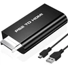 Powice Ps2 Hdmi adapteris, Ps2 į Hdmi adapterio keitiklis su 3,5 mm ausinių garso lizdu, Ps2 adapteris Hdmi, skirtas Hdtv Hdmi monitoriui, suderinamas su visais Ps2 ekrano režimais