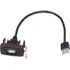 Prailginimo laidas, usb prailginimo laidas, automobilinis usb prievadas, lizdas, lankstus prailginimo laidas, įkrovimo adapteris, įleidžiamas montuojamas prietaisų skydelis